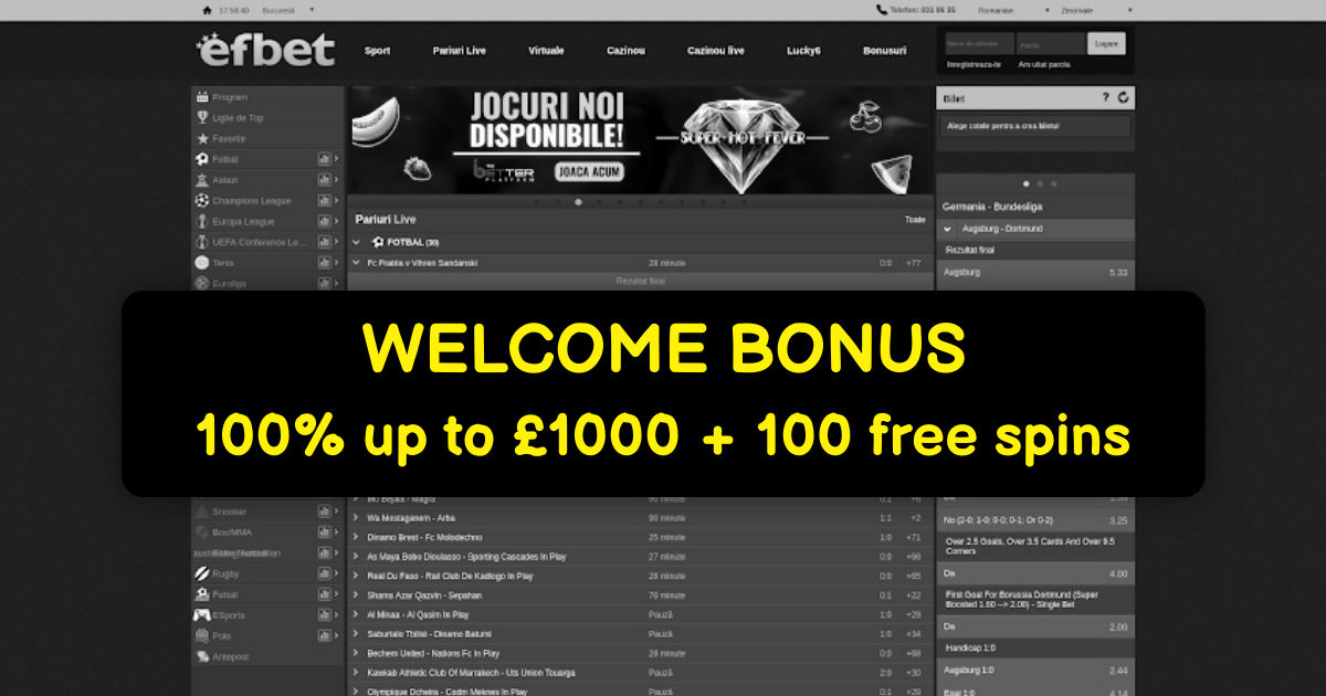 Efbet Casino UK - Best Online Slots & Sign-Up Bonus