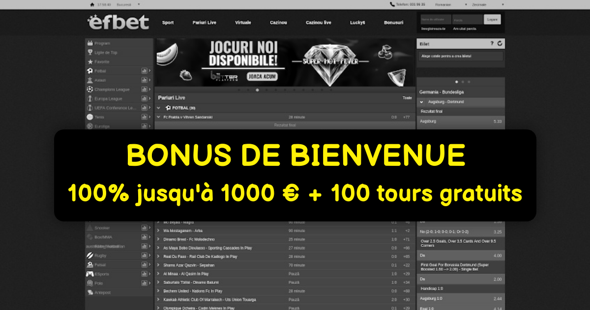 Efbet Casino France - Meilleures Machines à Sous
